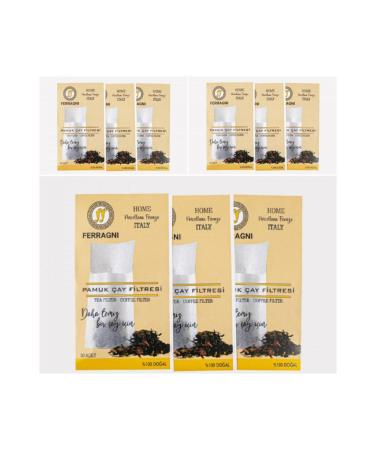 FERRAGNI Porcellana Firenze Tea and Coffee Filter 9 Pack (270 PCS) Large Size - Buy Online on GoSupps.com