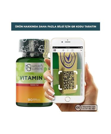 Natures Supreme Vitamin D3 1000 Iu 90 Capsules - Buy Online on GoSupps.com