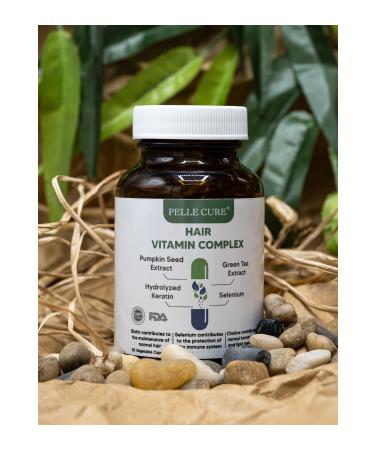 Pellecure Anti Hair Loss Vitamin Complex - 30 Capsules - Buy Online on GoSupps.com