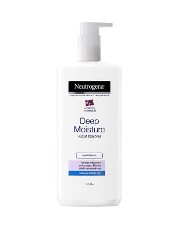 Neutrogena Sensitive Skin Body Lotion Deep Moisture Unscented 400 Ml + 50 Ml - Buy Online on GoSupps.com