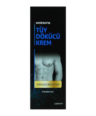 Watsons Men's Hair Removal Cream 100 ml - Buy Online on GoSupps.com