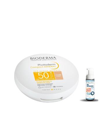 Bioderma Photoderm Max Mineral Compact Light Spf50+ 10 Gr + Gift Teeth Whitening Foam