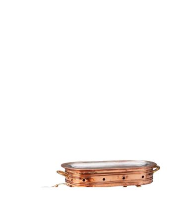 Batur Ticaret Copper chafing dish with lid for kebab serving - Buy Online on GoSupps.com