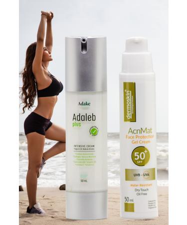 Dermoskin Acn Mat Sun Cream 50 Ml - Anti-Acne and Anti-Blemish Cream Adaleb Plus 50 ml - Buy Online on GoSupps.com