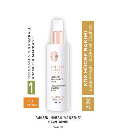 Yves Rocher Anti-Age Anti-Spot Emulsion Cream Regenerating Anti-Aging Herbal Stem Cell Care 30SPF