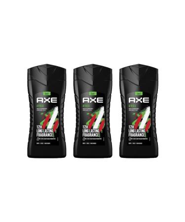 Axe Africa 3in1 Men's Shower Gel 250ML X3 Piece Set of 3