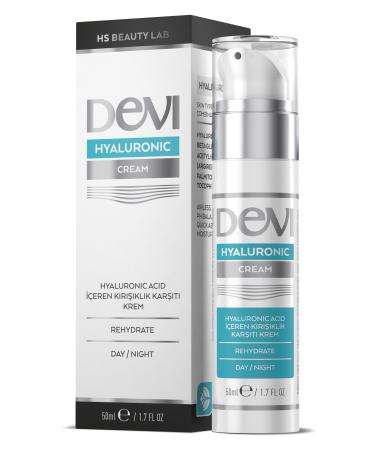 Devi Hyaluronic Acid Cream 50ml Barrier Strengthening and Anti-Wrinkle Intensive Moisturizing Cream - Buy Online on GoSupps.com