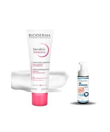 Bioderma Sensibio Defensive Cream 40 ml + Gift Teeth Whitening Foam
