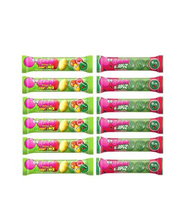 Big Babol Flowpack 6 PCS 4-Piece Mixed Fruits Fruit AND 6 PCS Watermelon Flavored Gum Mix PACK 20 gr - Buy Online on GoSupps.com