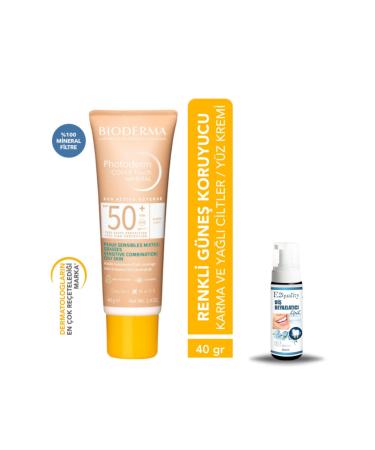 Bioderma Photoderm Cover Touch Mineral Spf50+ 40 gr - Very Light + Teeth Whitening Foam