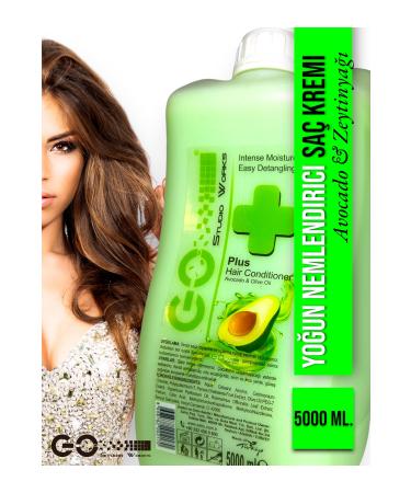 Go Studio Works Hair Conditioner Go PLUS Series / Avocado and Olive Oil Essence Intensive Care. 5000 Ml.