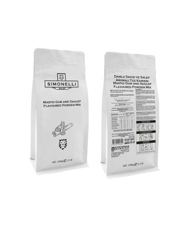 Simonelli Salep Gum Mastic Flavored 1000g Package - Buy Online on GoSupps.com