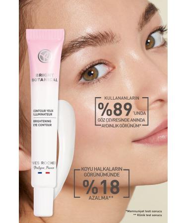 Yves Rocher ANTI BLEMISH AND WRINKLE ANTI FINE LINE BRIGHT BOTANICAL -EYE CREAM-15ML KEYON2341 - Buy Online on GoSupps.com