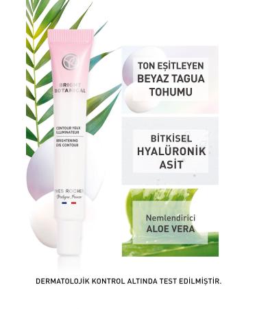 Yves Rocher ANTI BLEMISH AND WRINKLE ANTI FINE LINE BRIGHT BOTANICAL -EYE CREAM-15ML KEYON2341 - Buy Online on GoSupps.com