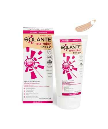 Solante TELE-RUBOR T NTED SUN PROTECTIVE LOTION SPF 50+ FOR SENSITIVE AND REDNESS-PRONE SKIN