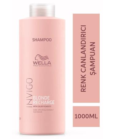 Wella Professionals Invigo Shampoo 1000 ml to help neutralize yellow tones without dyeing the hair. - Buy Online on GoSupps.com