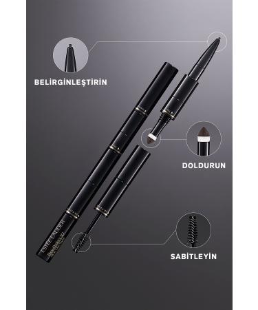 Estee Lauder Eyebrow Pencil - BrowPerfect 3D All-In-One Styler Multi-Tasker 08 Brunette - Buy Online on GoSupps.com