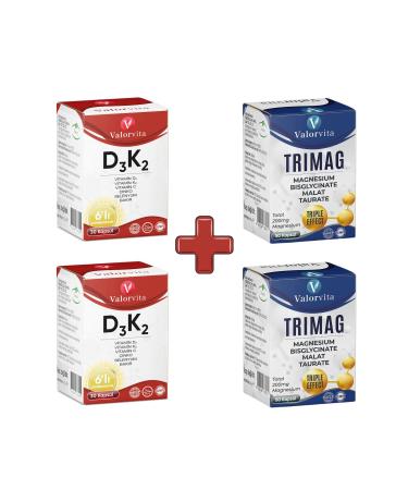 Tabder Pharmaceuticals and Chemicals San Valorvita D3k2 Valorvita Trimag Magnesium