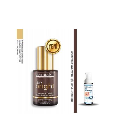 Dermoskin Be Bright Liposomal Caffeine Complex Eye Serum 30 ml + Teeth Whitening Foam