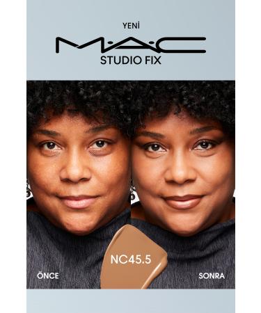 Mac 24 Hour Lasting Matte Foundation - Studio Fix Fluid Spf15 - Color: Nc45.5 - 30ml - Buy Online on GoSupps.com