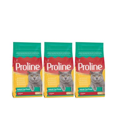 Proline Chicken Adult Cat Food 1.2kg - 3 Pieces