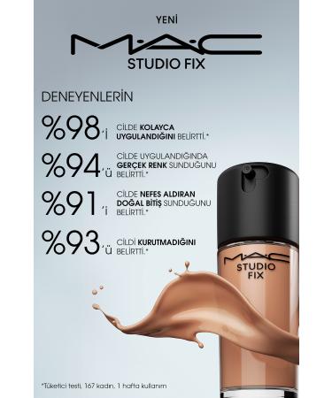 Mac 24 Hour Lasting Matte Foundation - Studio Fix Fluid Spf15 - Color: Nw13 - 30ml - Buy Online on GoSupps.com
