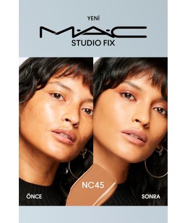 Mac 24 Hour Lasting Matte Foundation - Studio Fix Fluid Spf15 - Color: NC45 - 30ml - Buy Online on GoSupps.com