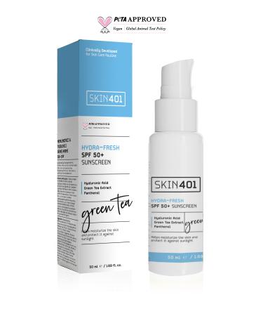 Skin401 Spf 50 Moisturizing & Refreshing (GREEN TEA HYDRA FRESH) Sun Cream 50 ml