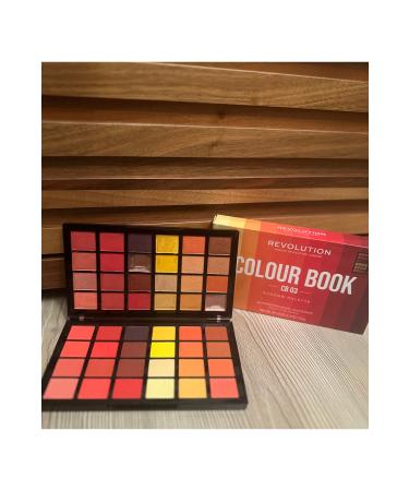 Revolution Color Book CB 03 Shadow Palette - Eyeshadow Palette - 2 eyeshadows BROKEN