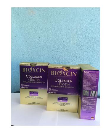Bioxcin Bioxcin Collagen Biotin Volume Shampoo Set of 3 - Buy Online on GoSupps.com