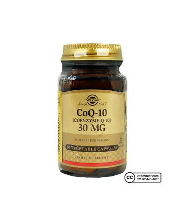 Solgar Coenzyme Q-10 30 Mg 30 Capsules Vitamin