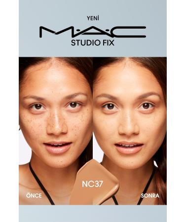 Mac 24 Hour Lasting Matte Foundation - Studio Fix Fluid Spf15 - Color: Nc37 - 30ml - Buy Online on GoSupps.com