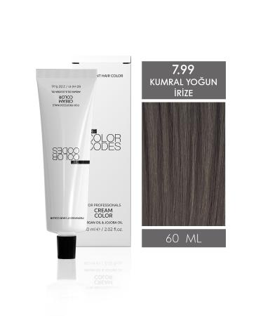 THE COLOR CODES CREAM COLOR HAIR DYE 7.99 INTENSIVE IRIZE YELLOW 60ML