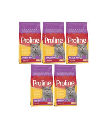 Proline Lamb and Rice Adult Cat Food 1.2kg - 5 Pieces