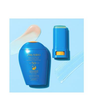 Shiseido Clear Suncare Stick - Sweat and Water Resistant Sunscreen Stick SPF50 20gr - Buy Online on GoSupps.com
