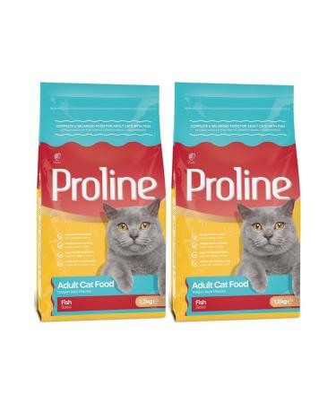 Proline Fish and Rice Adult Cat Food 1.2kg - 2 Pieces