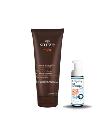 Nuxe Men Shower Gel 200ml + Gift Teeth Whitening Foam