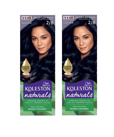 Wella Naturals Hair Dye 2/8 Black Berry X2 Pieces