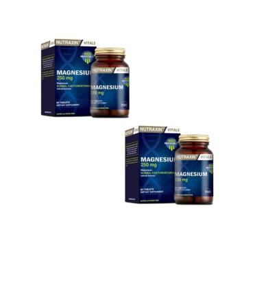 Nutraxin Contributes to Protein Synthesis Magnesium 60 Tablets*2