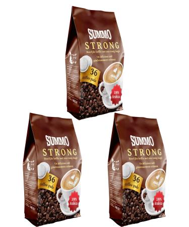 SUMMO Strong 108 Pcs Advantage Pack (36x3) Senseo Pads Coffee Pod Coffee Capsule
