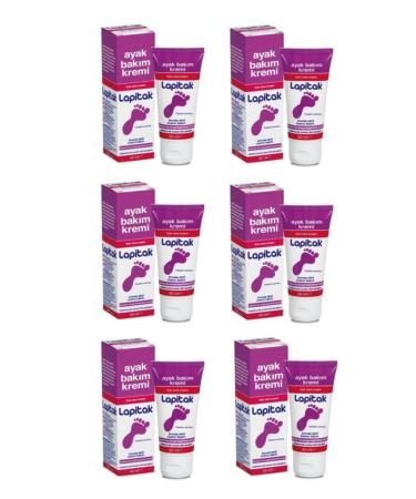 Lapitak Foot Care Cream 60 ml (6 Boxes)