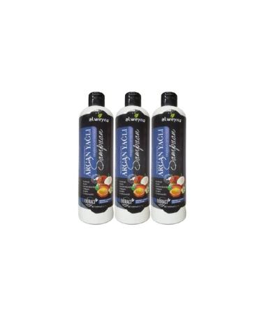 ALWEYNA Argan & Coconut Essence Herbal Shampoo 400 Ml 3 Pieces