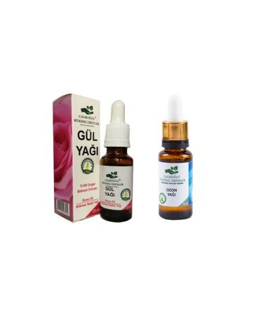 al ko lu Herbal Products Rose Oil - Ozone Oil 2-Pack Advantage 20 Ml