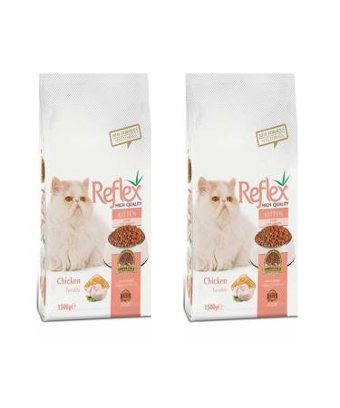 Reflex Kitten Chicken Kitten Cat Food 1.5 kg Set of 2