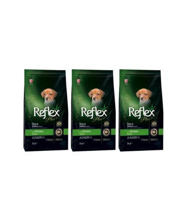 Reflex Small Mini Breed Chicken Puppy Dog Food 3 Kg x 3 Pieces
