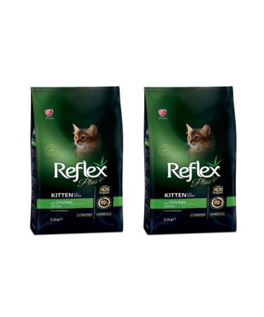 Reflex Plus Chicken Kitten Cat Food 1.5 Kg Set of 2
