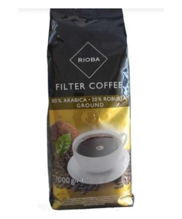Rioba Filter Coffee - Arabica Robusta Ground Gold 1 Kg - Buy Online on GoSupps.com
