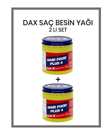 Dax Hair Food Plus - Hair Nutrition Oil Nourishing Hair and Scalp 213 GX Set of 2