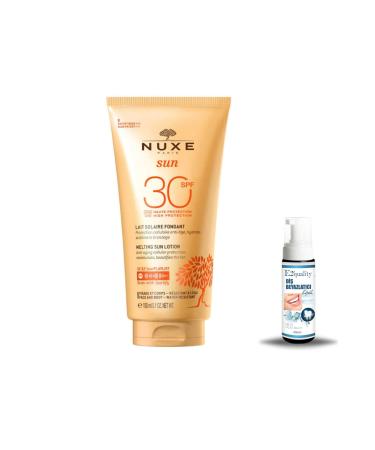 Nuxe Sun Lait Delicieux Protection Spf30 150ml + Gift Teeth Whitening Foam
