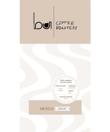 BU COFFEE ROASTERY Mexico Decaf (Decaffeinated) Regional Coffee 250 gr (Ground) - Buy Online on GoSupps.com